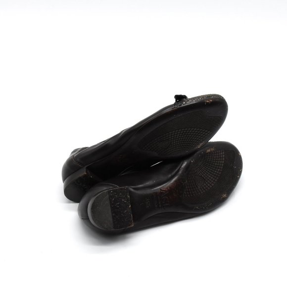 AGL Flat Cap Toe Ballet Flat Dark Brown 34.5 - Picture 5 of 5